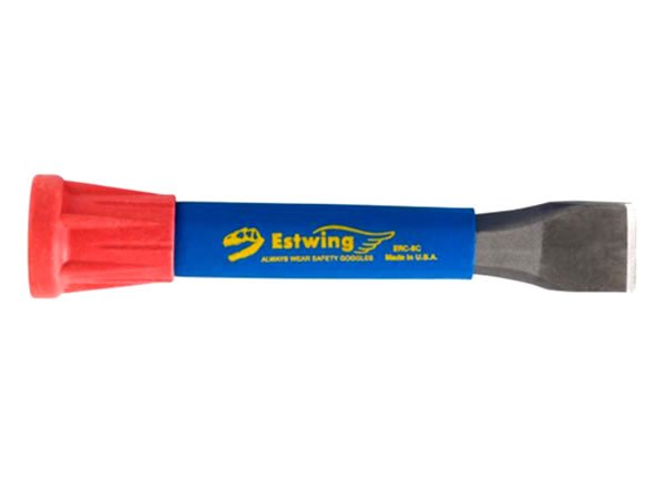 Cincel Estwing de punta plana ancha, 8” de largo