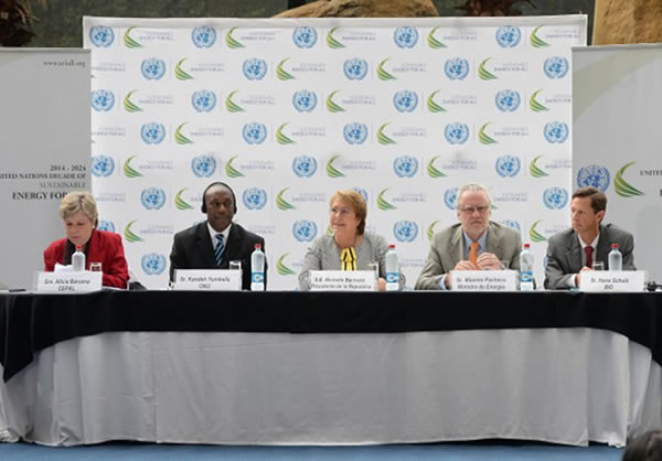 Lanzan en Chile la “Década de Energía Sostenible para todos\