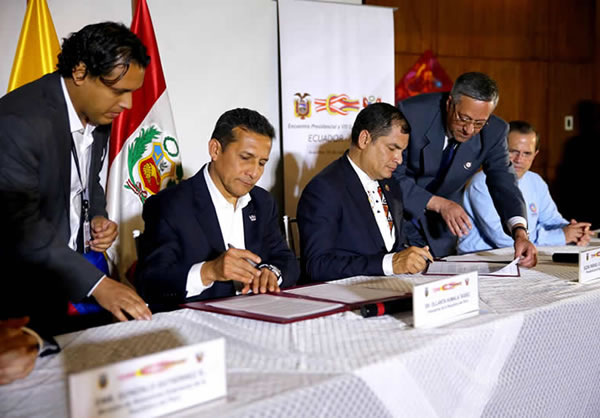 Ecuador y Perú acuerdan protocolo contra la minería ilegal