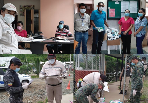 Empresas mineras que operan en Ecuador apoyan a sus zonas de influencia durante emergencia sanitaria