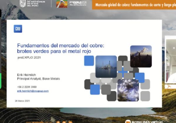 proExplo: Energías renovables y autos eléctricos impulsarán demanda de cobre en esta década