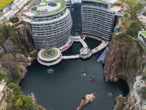 Shanghai InterContinental Wonderland Es El Primer Hotel Del Mundo Dentro De Una Mina