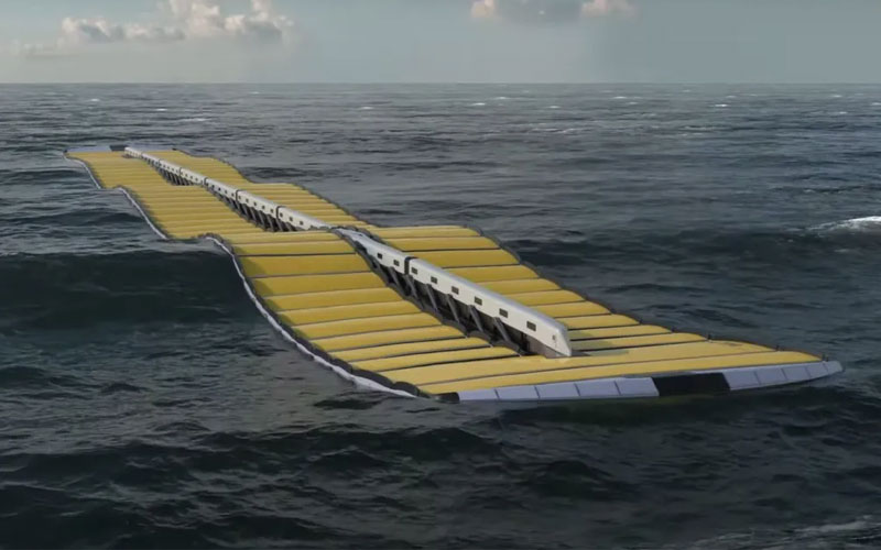 Este generador de energía de las olas con forma de espina dorsal asegura que supera en precio a los combustibles fósiles