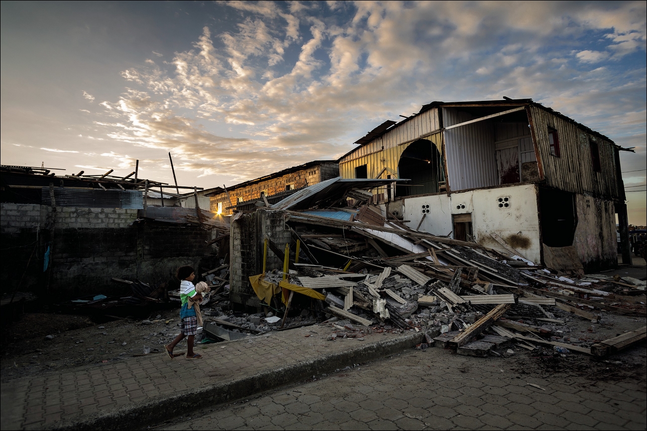 Mapa de peligrosidad sísmica de Ecuador