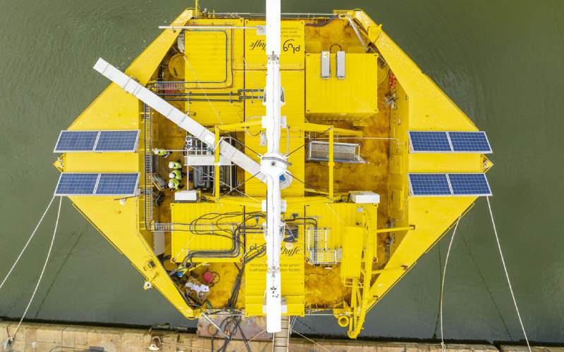 Se inaugura en Francia la primera plataforma mundial de producción de hidrógeno verde en alta mar