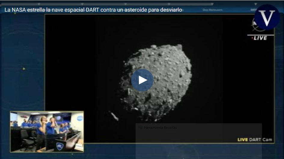 La NASA estrella la nave espacial DART contra un asteroide para desviarlo